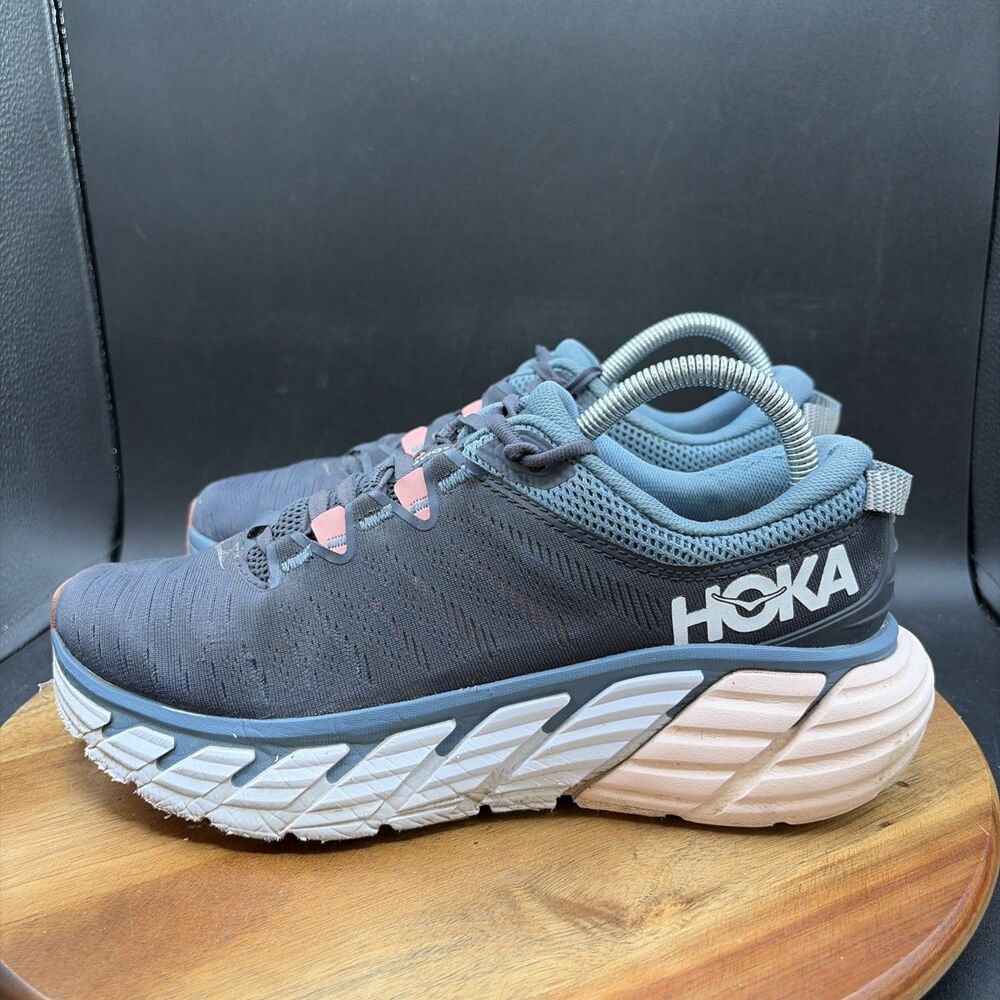 Hoka One One Gaviota 3 Womens Size 8.5 B Running Shoes Blue Sneaker 1113521 OBRS
